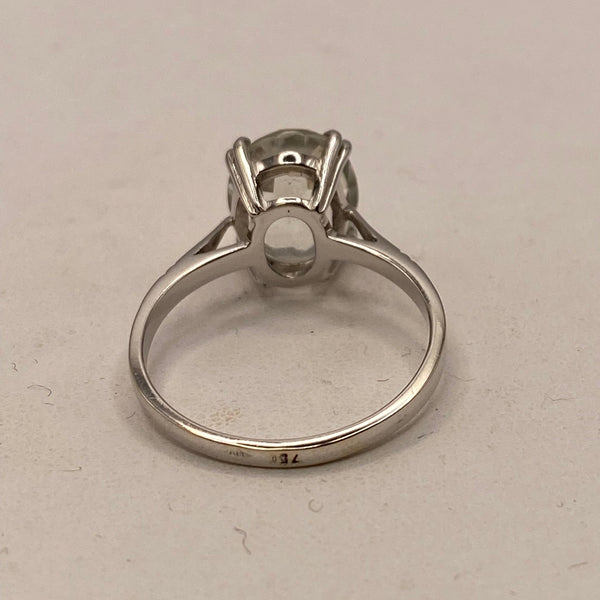 Bague en Or Blanc 18 Carats - Taille 55