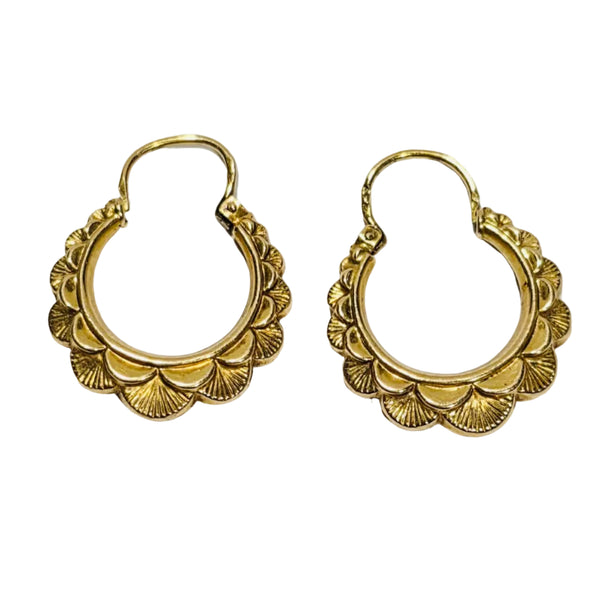 Créoles et Demi-Créoles en Or Jaune 18K