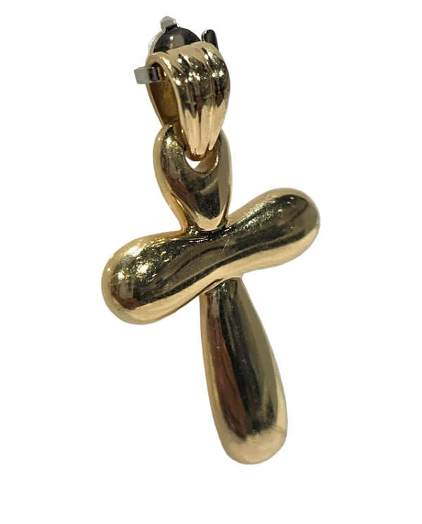 Superbe Pendentif Croix en Or Jaune 18 Carats