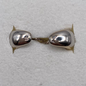 Boucles d'oreilles en or blanc 18k -  5 G