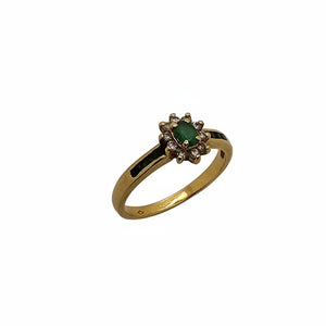 Bagues Marguerite Or Jaune 18K - 3.03 G