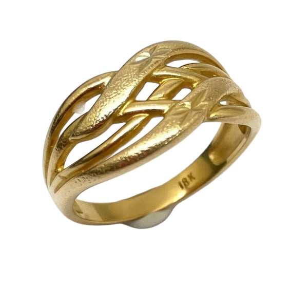 Bague Alliance Or Jaune 18K - 2.83 G