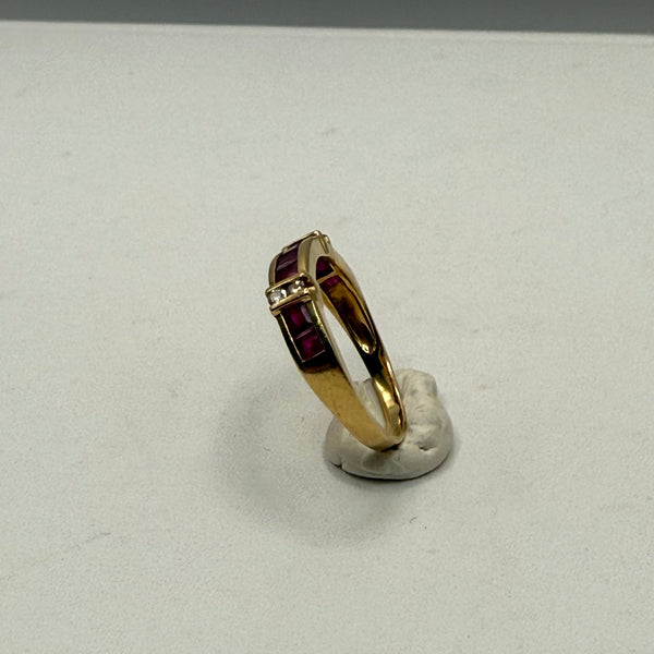 Bague en Or Jaune 18K Taille 54