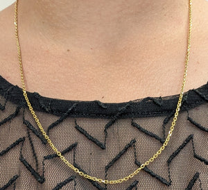 Collier Princesse en Or Jaune 18k  4.94 Grs