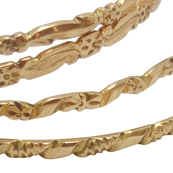 Bracelet Semainier en Or Jaune 18K - 31.06Grs