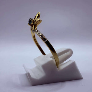 Bague étoile en or jaune 18K Taille-55