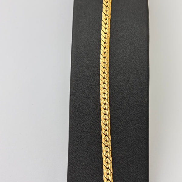Bracelet Anglaise Or Jaune 18K 6.50g