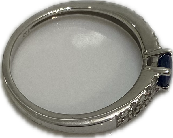 Bague en Or Blanc 18K - Taille 52