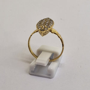 Bague en or jaune 18 carats Taille-60