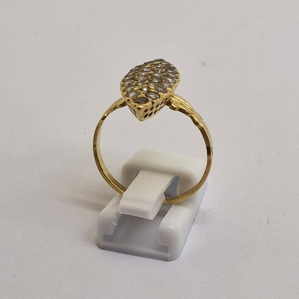 Bague en or jaune 18 carats Taille-60