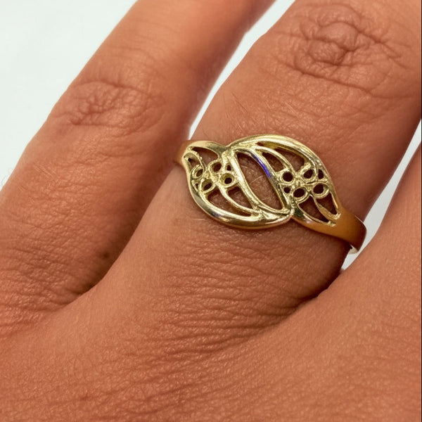 Bague or jaune 18 K - taille 56 - 1.47 G