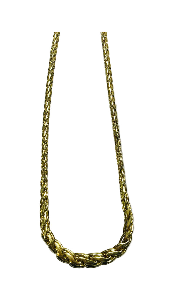 Collier maille royale en Or Jaune 18K - 10.92 Grs