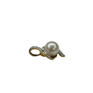Pendentif Symbole en Or Jaune et Blanc 18K