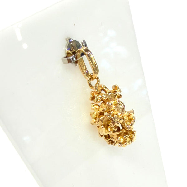 Pendentif Pépite en Or Jaune 18K - 5.09G