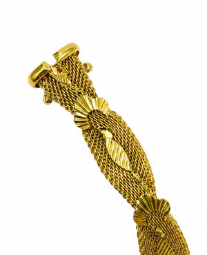 Bracelet Maillon Milanaise en Or Jaune 18k - 27.21 G