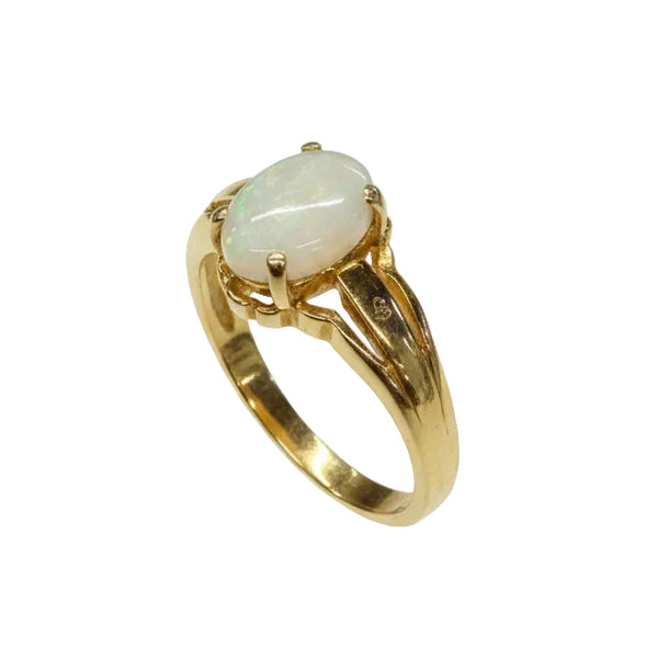 Bague en Or jaune 18k - T53 - 2.70G