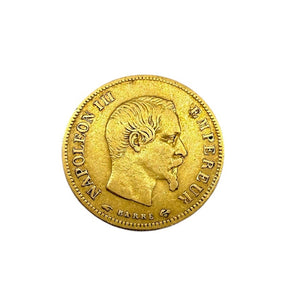 10 Francs Napoléon III Or Jaune 20k - 3.17 G