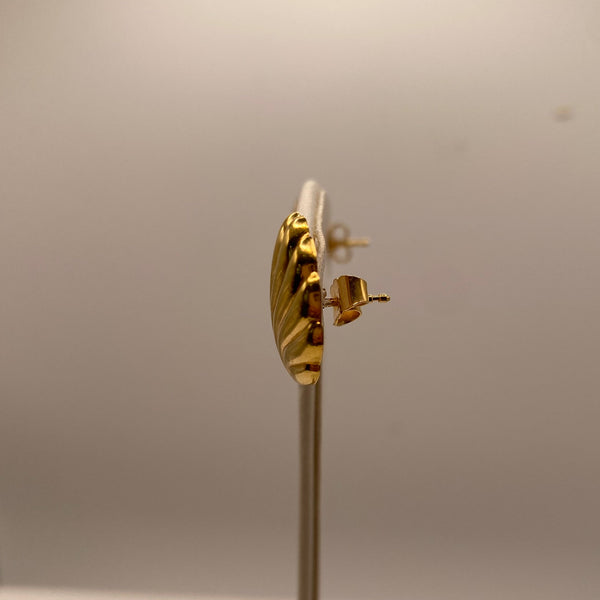 Boucles d'oreilles en Or jaune 18K - 2.14G