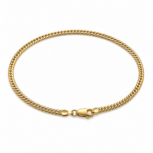 Bracelet Maille Gourmette Or Jaune 18 Carats