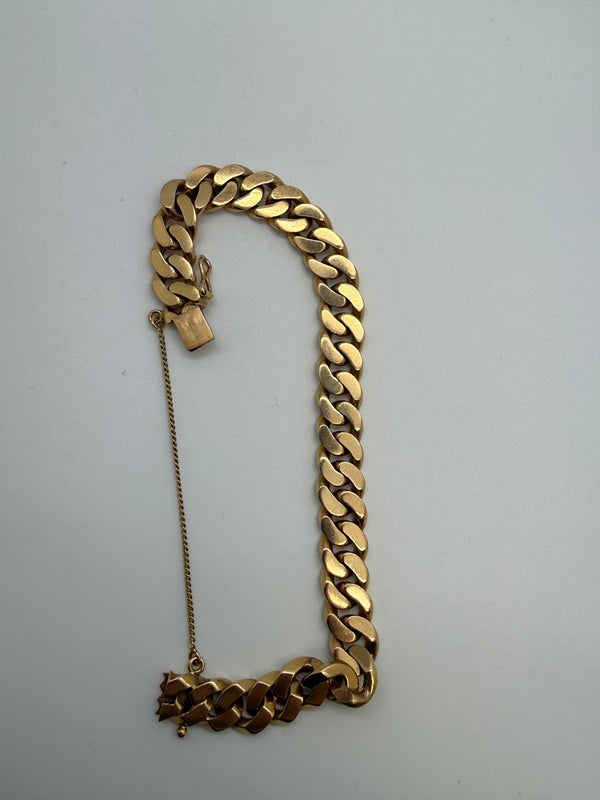 Bracelet Gourmette en Or Jaune 18K - 49.62g