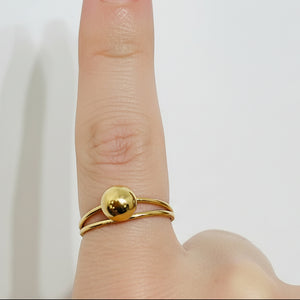 Solitaire en Or Jaune 18 k - 1.35 G