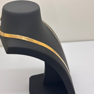 Collier ras du cou en or jaune 18K 10.95 Grs