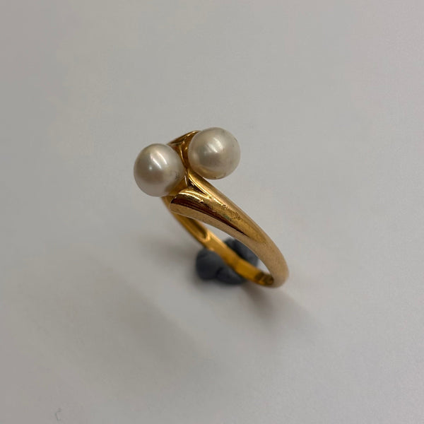 Bague en or jaune 18K Taille-52.5