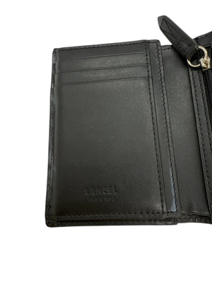 Portefeuille Lancel Noir en Bon État avec Accessoires - 12.50cm