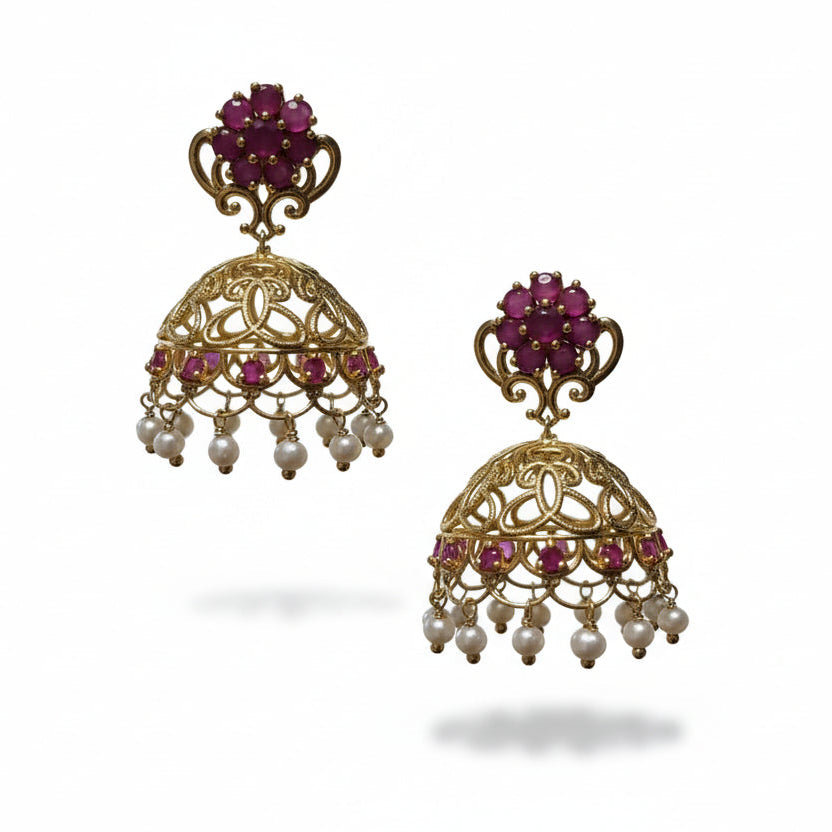 Boucles d'oreilles en Or jaune 18K - 9.39G