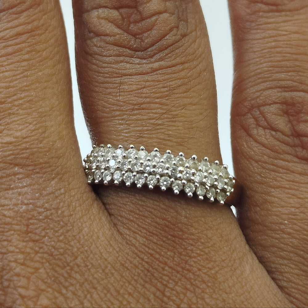 Bague en Or jaune 18K - Taille 56