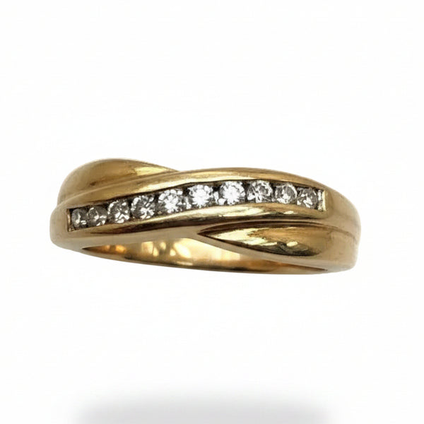 Bague en Or jaune 18K - Taille 50 - 4.60G