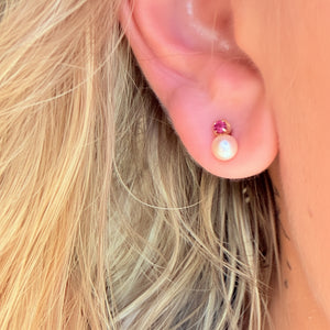 Boucles d'oreilles or jaune 18k - 0.84 Grs