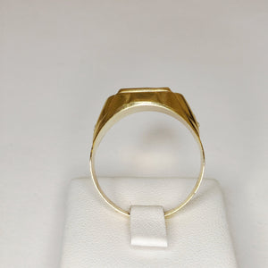 Chevalière en Or Jaune 18 Carats Tête d'Aigle - T 64
