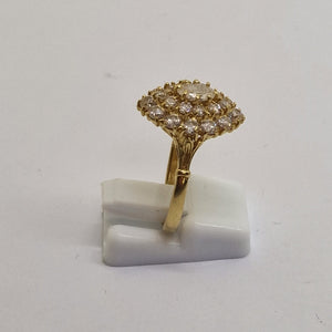 Bague Marquise en OR 18 carats Taille-57