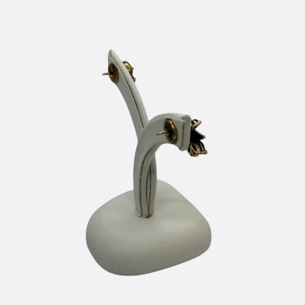 Boucles d'oreilles en or jaune 18 k - 2.54 G