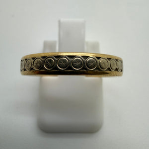 Bague en Or Jaune 18K - Taille 53