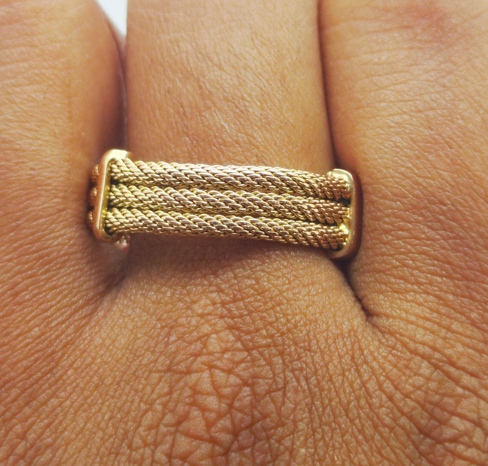 Bagues en or jaune 18 carats (750/100)