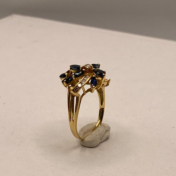 Bagues en Or Jaune 18K Taille-51