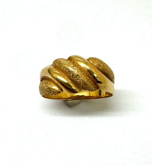 Alliance en Or Jaune 18 K- Taille 53 - 2.42G