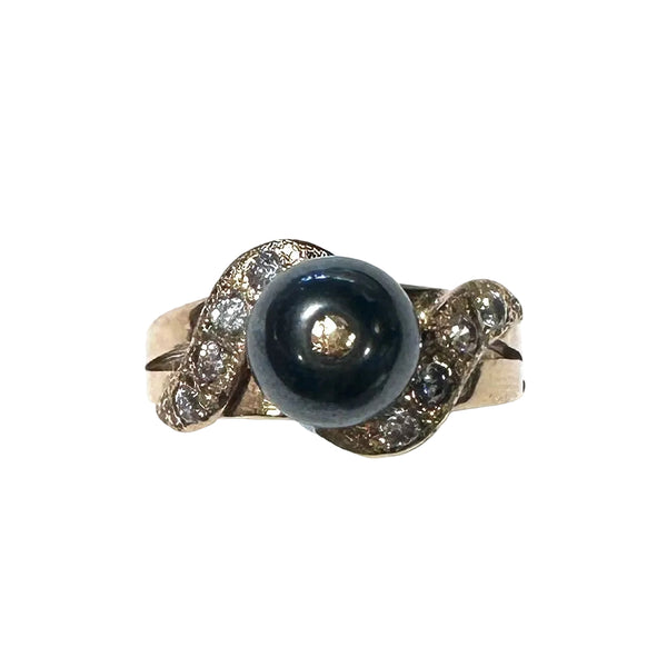 Bague Empierrée Or Jaune 18K