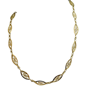 Collier Ras du Cou en Or Jaune 18K 21.54 Grs