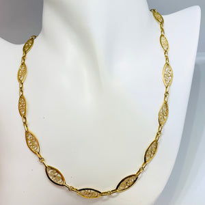Collier Ras du Cou en Or Jaune 18K 21.54 Grs