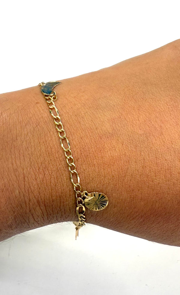Bracelet breloque en Or jaune 18K