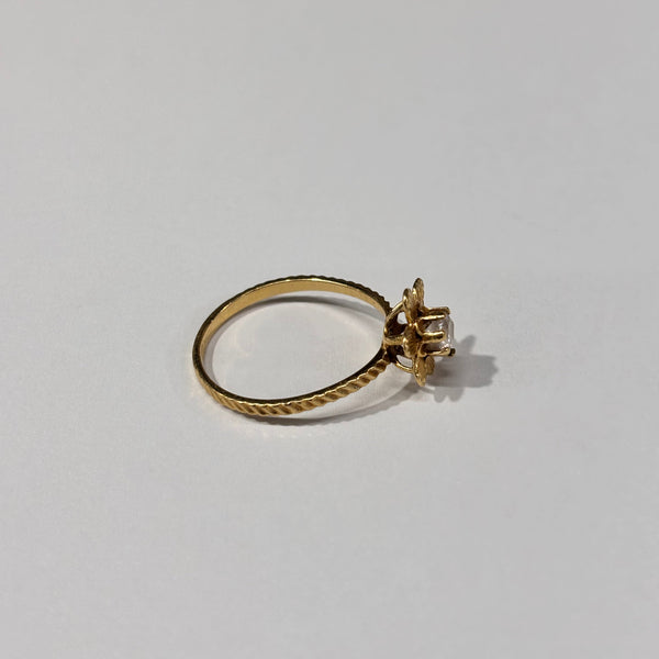 Bague en or jaune 18K Taille-53