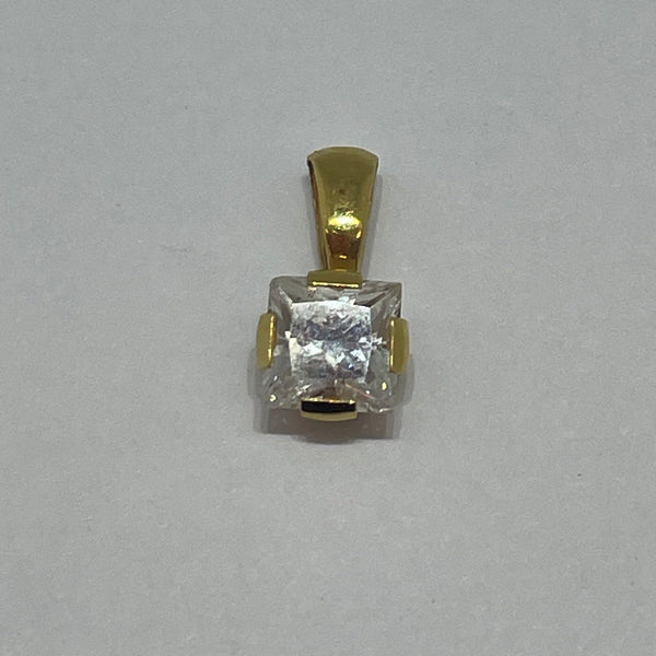 Solitaire Or Jaune 18 Carats Poids - 0.8 Grs
