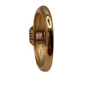 Bague en Or Jaune et Oxyde de Zirconium 18k