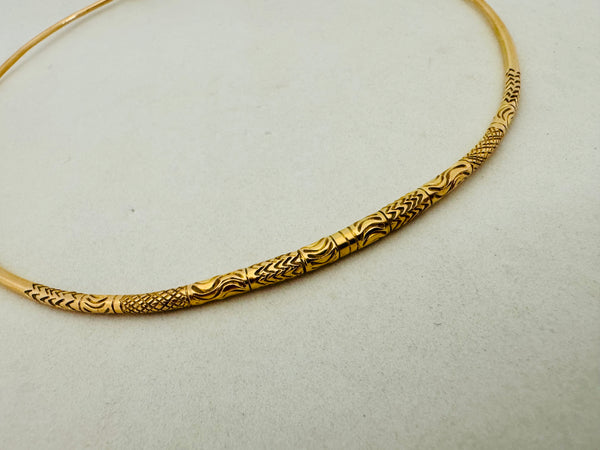 Collier Ras du Cou Or Jaune 18K 22.75 Grs