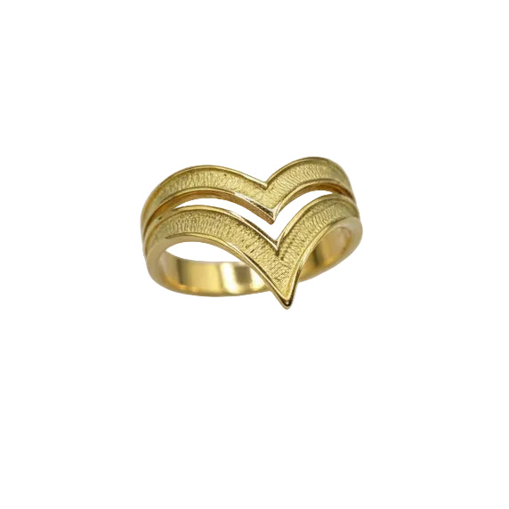 Bague Alliance en Or Jaune 18 K - Taille 50.5 - 3.65 G