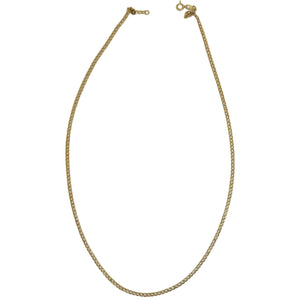 Collier Princesse Or Jaune 18K, Gourmette