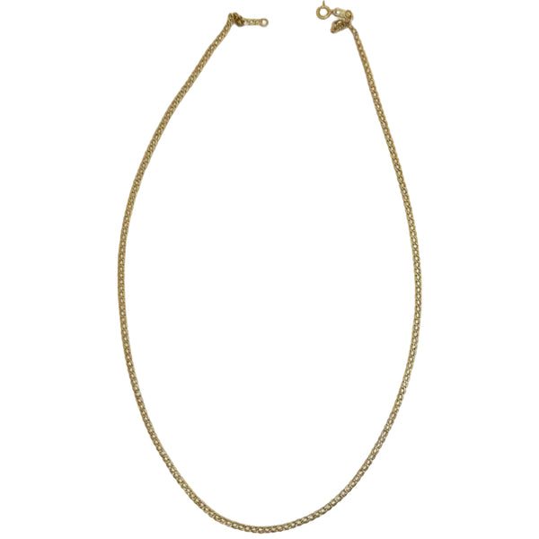 Collier Princesse Or Jaune 18K, Gourmette